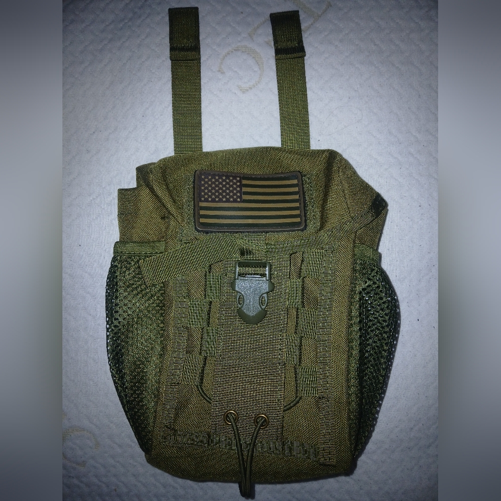 Tactical Olive Green Backpack